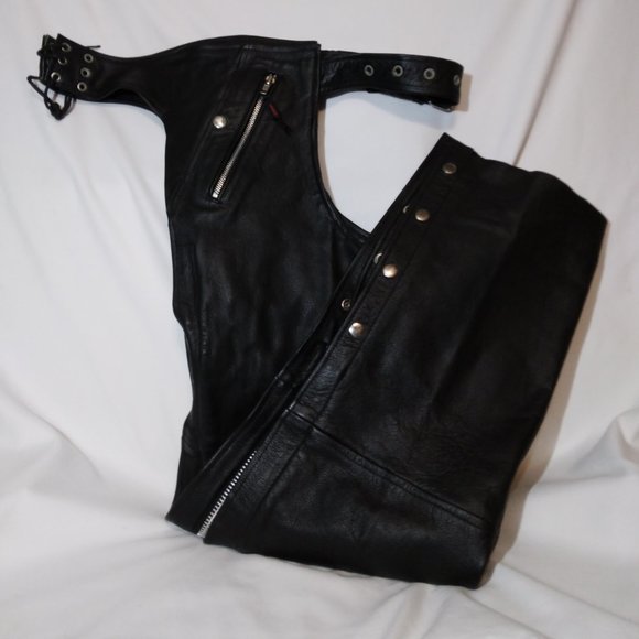 Vance Leather Chaps Mens - Picture 2 of 10